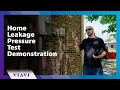 Home Leakage Pressure Test Demonstration