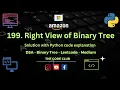 Binary Tree Right Side View - Solution to Leetcode Problem 199