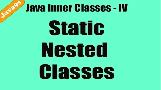 Java Inner classes - 4