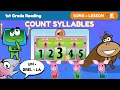 Learn Syllables for Kids Count Syllables by Clapping Reading Song Upgradors
