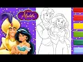 Disney Princess Jasmine Coloring Aladdin Coloring Page