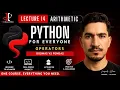 Python Complete Course 2026 14 - Python Operators Arithmetic Operators Operator Precedence