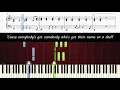 How to play piano part of Christmas Saves The Year by Twenty One Pilots