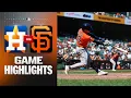 Astros vs Giants Highlights 26 MLB Highlights