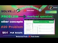 Problem Overload operators in C HackerRank problem solving Tasin Coder