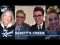 The Cast of Schitt s Creek on Emmys Sweep Eugene Levy Impressions
