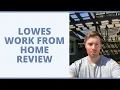 Lowes Work From Home Review - What Sort Of Jobs Can You Find On Here