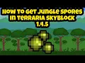 How to Get Jungle Spores in Terraria Skyblock 1 4 5