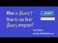jQuery Tutorial How to run first jQuery program on local machine