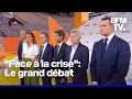 Download Lagu Face à la crise: le grand débat entre les chefs de partis devant les grands patrons français
