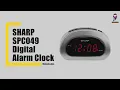 How to Set Up and Use the Sharp SPC049 Digital Alarm Clock User Manual Guide