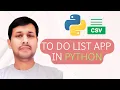 Build a To-Do List App in Python Console-Based Python Project for Beginners