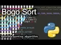 Bogo Sort Background Python Code