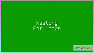 Nesting For Loops in Javascript Javascript Full Course