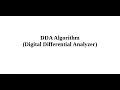 Digital Differential Analyzer DDA Algorithm Explained Line Drawing Algorithm