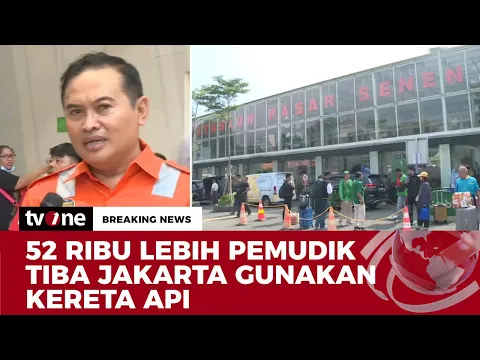 Terpantau Sebanyak 52 Ribu Orang Tiba di Sejumlah Stasiun Jakarta saat Arus Balik Lebaran