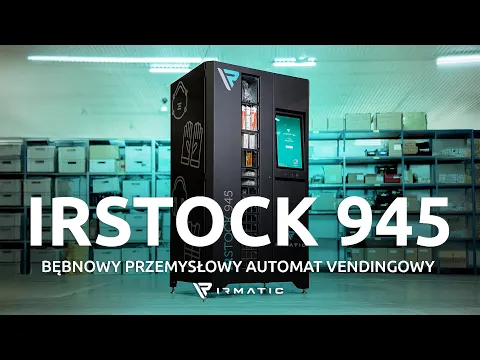 IRSTOCK 945 - bębnowy przemysłowy automat vendingowy