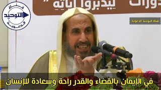 في الإيمان بالقضاء والقدر راحة وسعادة للإنسان الشيخ محمد بن رمزان الهاجري 