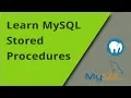 Learning MySQL - Stored Procedures