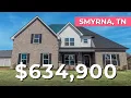 Inside this COZY new construction home in Smyrna TN at Patton Retreat