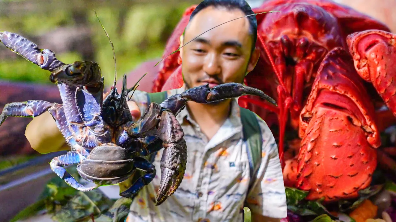 COCONUT CRAB HUNT   We Eat One!