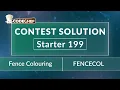 Fence Colouring FENCECOL Starter 199 CodeChef Solution