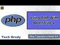 PHP Comments Using PHP with Bootstrap PHP Tutorial Hindi Beginner to advanced series