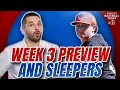 Week 3 Two-Start Pitchers Sleeper Hitters Fantasy Baseball Advice