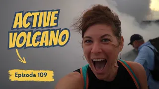 We Climbed an Active Volcano (and it erupted!)