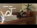purdue move in vlog setting up my dorm decorating stationary haul preparing for junior year