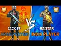 Freefire : OP JACK ⚔️ RAI STAR 🇲🇦 VS 🇮🇳 | KINGs of headshot |