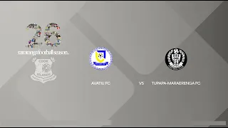 Saturday August 22nd 2026  Avatiu FC vs Tupapa FC  2:40pm Senior Womens 4:20pm Premier Men’s