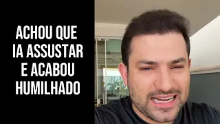 Valentão Achou um MAIS LOUCO que ele | Não cometa esse erro numa discussão | Krav Maga Caveira