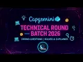 Capgemini Coding Round Questions Batch 2026 - Recent Asked Coding Questions Solutions 17 Sep