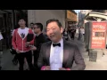 Lagu (EXCLUSIVE) PSY in Time square arriving at MTV Studios in New York City