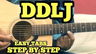 ddlj guitar tabs lead lesson single string tujhe dekha to ye jana sanam easy beginner songs