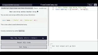 Lesson 40 Basic JavaScript Nest one Array within Another Array