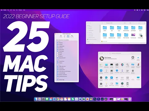 25 Mac macOS Getting Started Tips on my M1 Macbook Pro