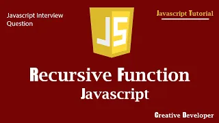 Recursive Function Javascript Javascript Tutorial Javascript Course