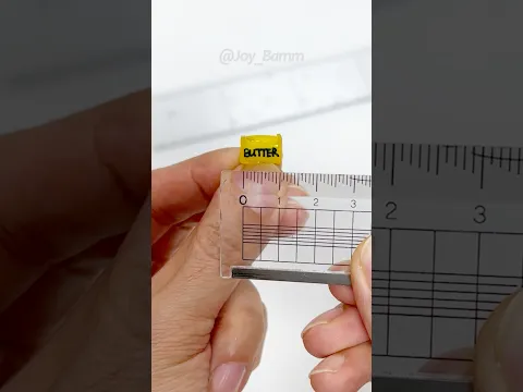 Tiniest Butter Squishy DIY with Nano Tape! #실리콘테이프