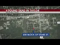 4 people found dead in Taylor home from suspected murder-suicide police say
