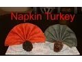 How to Fold a Cloth Napkin into a Turkey in 66 Seconds