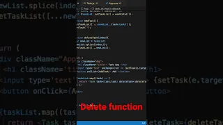Delete function delete Todo in React js