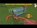 MINECRAFT easy dropper clock switch