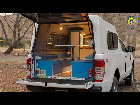 Download MP3 Ford Ranger Truck Bed Camper for two people - Inside Tour & Description