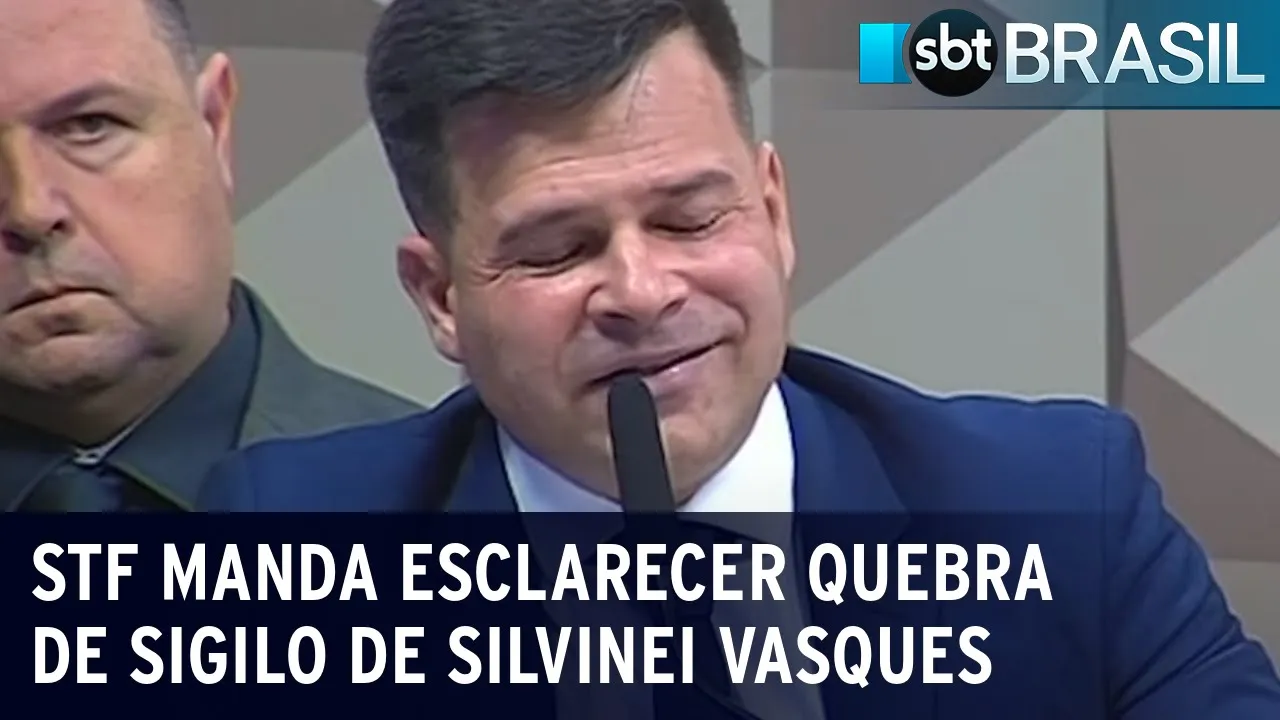 STF manda esclarecer quebra de sigilo de Silvinei Vasques | SBT Brasil (15/07/23)