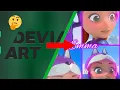 How can you upload a picture to deviantART from your phone