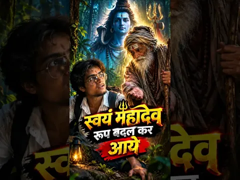 बूढ़े बाबा के रूप में आए महादेव! 😳🔱#shorts