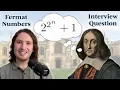Cambridge Mathematics Interview Question Fermat Numbers Vantage Admissions