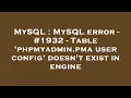 MySQL MySQL error -